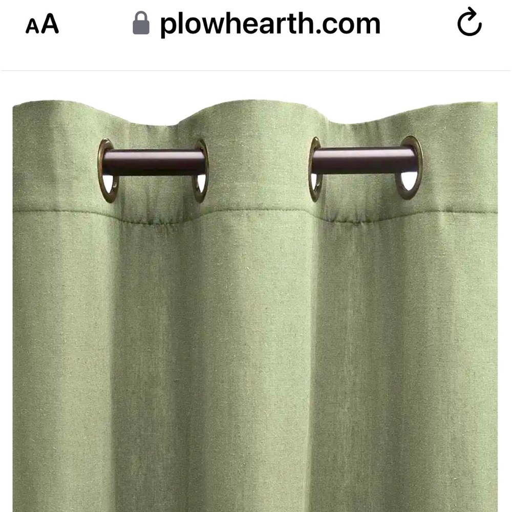 Plow and Hearth thermal blackout curtains